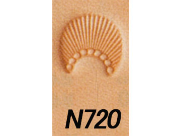 サンバースト N720 5％OFF 10mm 12周年記念イベントが メール便選択可 A～Z レザークラフト刻印 刻印 クラフト社