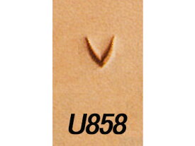 ミュールフット U858 3.5mm【メール便選択可】 [クラフト社] レザークラフト刻印 刻印（A～Z）/クラフト社