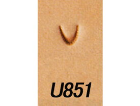 ミュールフット U851 4mm【メール便選択可】 [クラフト社] レザークラフト刻印 刻印（A～Z）/クラフト社
