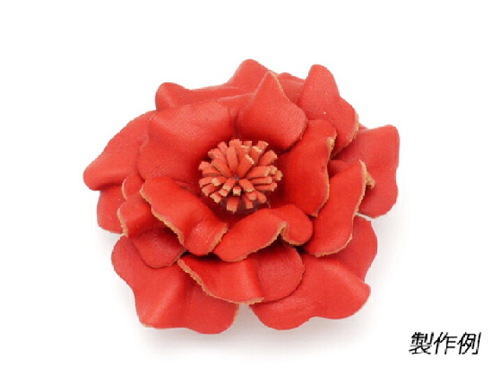 楽天市場 ツイストフラワーシリーズ コサージュキット 全5色 花の直径6 5cm メール便選択可 ぱれっと レザークラフト皮革キット アクセサリー レザークラフト材料専門店ぱれっと