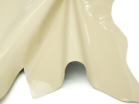 【在庫処分品】オーロラ（ゴート） ベージュ 約30デシ（価格固定） 0.7mm 全裁[レザークラフトぱれっと] レザークラフト半裁 1枚革 お値打ち革