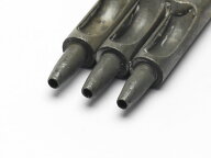 【在庫処分品】三連ハトメ抜き 6号 1.8mm【メール便選択可】 [協進エル] レザークラフト工具 ハトメ抜き …