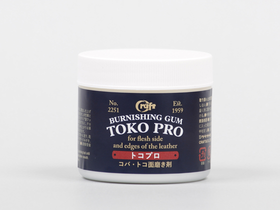 トコプロ（TOKO PRO）小 100g[クラフト社] レザークラフト染料 溶剤 接着剤 コバ磨き剤