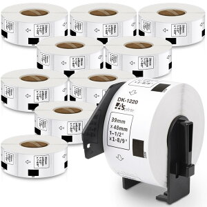 �u���U�[�p ���ڃ��x�� �H�i�\���p���x�� 39mm x 48mm 620��/�� ���M�X�e�b�J�[�����x���v�����^�[ 10���[���Z�b�g �݊����̂��� DK���x�� ���v6200��