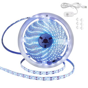 LED �e�[�v ���C�g �X�g���b�v���C�g �����F 5m 6000k ���P�x �l�� �h���h�o ���i�K���� ���ʃe�[�v ��t�ȒP USB���d�� �R�[�h�N���b�v�t�� ���͋C��� �����O���� �j���p ���{��������t��