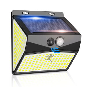 �\�[���[���C�g ���O �h�� �l�� �Z���T�[���C�g �����P�x294LED���� �K�[�f�����C�g 5�ʔ��� ���z�����d �E�H�[�����C�g 3�m�\���[�h �Ǌ|���� IP65�h���h�o ����/�L��/��/���ԏ�/���u/�q��/��