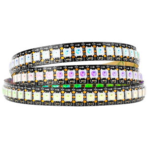 LED�e�[�v���C�g 5050 SMD RGBIC �ʂɃA�h���X�w��\ �ؒf�\ �v���O�����\ DC5V �h���[���t���J���[ �����F �l�I�s�N�Z�� 1m IP30 ��h�� LED�X�g�����O���C�g �C���~�l�[�V���� �����Ɩ� �p