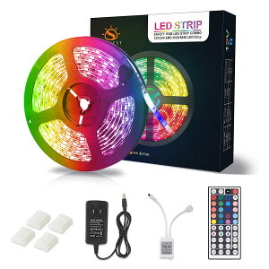 LED�e�[�v���C�g RGB�e�[�v SMD5050 5m 300LED 44�L�[�����R�� LED�e�[�v �X�g���b�v���C�g led���C�g DIY �h���h�o ���ʃe�[�v ���ʔ��� �ԐڏƖ� �ؒf�\ �����O���� ���� �X�� �o�[ ������ �z�[����