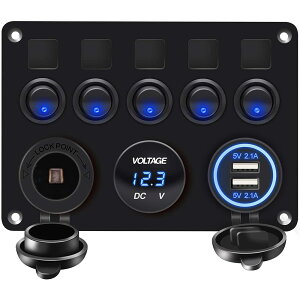 �X�C�b�`�p�l�� 5�A �h�� �f���A��USB�\�P�b�g 5�A �� �D �}���� ���b�J�[ �X�C�b�`�p�l�� �}���[�d ���b�J�[�X�C�b�`�p�l�� �؂�ւ� �V�K�[�\�P�b�g �d���\�P�b�g USB�\�P�b�g 5pin On/Off�X�C