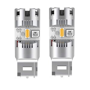 最新型 T20 ピンチ部違い LED ウィンカーバルブ 冷却ファン搭載 アンバー ハイフラ防止 抵抗内蔵 T20(7440)ピンチ 違い WY21W WX3×16d LEDウィンカー球 ノイズ対策済み ステルス仕様 ハイパワー DC12V