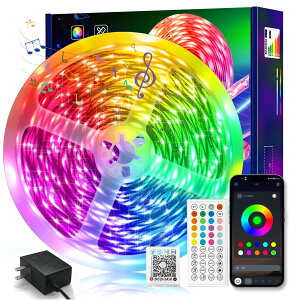 LED�e�[�v���C�g LED�e�[�v�yRGB1600���F �A�v���{�����R���� �}�C�N/���y�A�� �^�C�}�@�\�z�e�[�v �e�[�v 22��ރ��[�h ���i�K���� �i���{PSE�F�؍ς݁j �ԐڏƖ� �����F ���P�x �ؒf�\ �C��