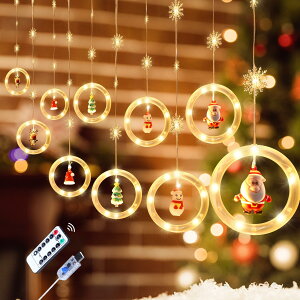 �N���X�}�X�C���~�l�[�V����led�u����5.7m 100�d�� 8��ނ̏Ɩ����[�h �����R���t&USB�[�d���vled�J�[�e�����C�g ��������?�Ǒ��� ���͋C���X �h���h�o �ȃG�l �N���X�}�X�p���C�g �G�ߗp�i ��