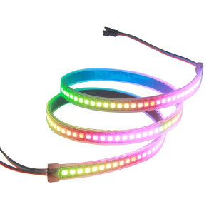 WS2812B LED�e�[�v1m 144�A NeoPixel RGB TAPE LED 5050 SMD LED�e�[�v���C�g�s�N�Z�� �h�� �����x�[�X 5V DC