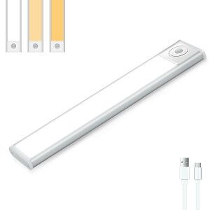�l���Z���T�[���C�g USB�[�d�� led �Ɩ� 3�F���� �}�O�l�b�g�� ���� �L�b�`�����C�g ���[�h���[�u �H��I ���b�J�[ �x�b�h�T�C�h �L�� ���� �K�i �}�O�l�b�g�z�� �z���C�g 20cm �i1����)