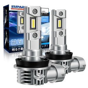 H11 LED ヘッドライト LED フォグランプ H8 H11 H16 LED フォグランプ 爆光 14000lm 20W*2 6500K ハロゲンより小さい 高光効LEDチップ搭載 車/バイク用 DC12V 二重放熱 ファンレス 長寿命 ノイズ対策