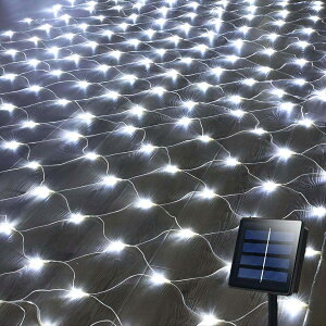 ���O LED �l�b�g���C�g �\�[���[���C�g �l�b�g�C���~�l�[�V�������C�g 1.5m×1.5m 96LED 8���[�h ���ԃ��C�g �N���X�}�X ���� �f�R���[�V�������C�g �t�F�A���[���C�g �h�J �h�� �� �t�F���X �K�[