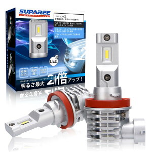 H8 H11 H16 led ヘッドライト 新車検対応 12V/24V車対応 ハイブリッド車?EV車対応 ホワイト 6500K ファンレス 爆光 フォグランプ 2個入