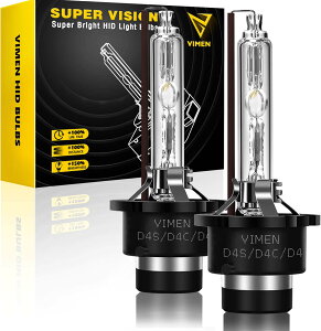 D4S HID �o���u 4300K 35W �����p �Ԍ��Ή� ���P�x HID���C�g 12V �ԗp �w�b�h���C�g ���邢 HID �d�� 2��