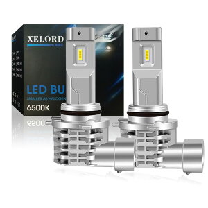 HB4 LED �w�b�h���C�g CREE�`�b�v���� 9006 HB4 LED�o���u 6500K �z���C�g �Ԍ��Ή� DC9V-32V ��̌^ �t�@�����X 2��