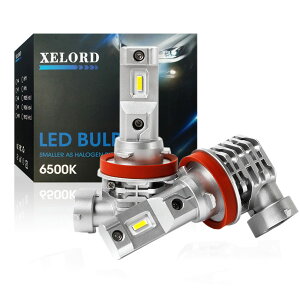 H11 LED �w�b�h���C�g ��̌^ �t�@�����X H8 H9 H16 H11���p LED �o���u CREE�`�b�v���� 6500K �z���C�g �Ԍ��Ή� DC9V-32V 2��