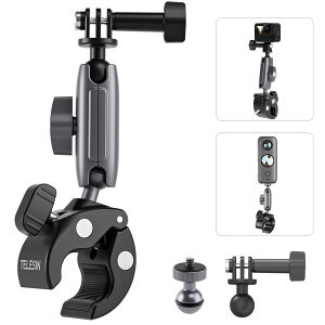 GoPro �p �N�����v�}�E���g �A���~�j�E�������� 360°��] �}�W�b�N�A�[�� �I�o�T�~�N�����v �p�C�v�N�����v �X�[�p�[�N�����v �S�[�v�� Max Hero Insta360 DJI Action 2/�V���O�������Y���t���b�N�X/�A