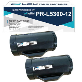 LCL NEC用 PR-L5300 PR-L5300-12 (2パック ブラック)互換トナーカートリッジ 対応機種：MultiWriter 5300 PR-L5300