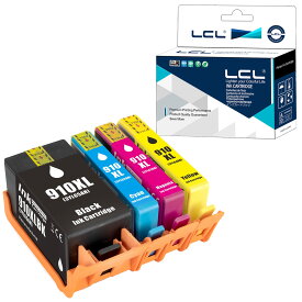 LCL HP用 910XL 910 XL 3YL65AN 3YL62AN 3YL63AN 3YL64AN 大容量 4色セット 互換インクカートリッジ 対応機種：OfficeJet Pro 8010 8012 8014 8015 8018 8024 8025 8035