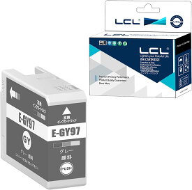 LCL エプソン用 ICGY97 増量 顔料 残量表示付き (1パック グレー) 互換インクカートリッジ 対応機種：SC-PX1V