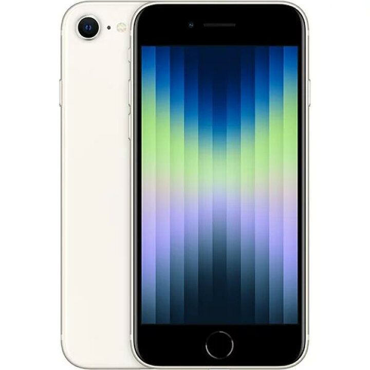 楽天市場】iPhoneSE3 128GB スターライ SIMフリー 白ロム ト docomo AU 