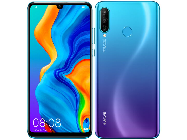 楽天市場】【在庫あり】HUAWEI P30 lite [ピーコックブルー] UQ版 SIM  