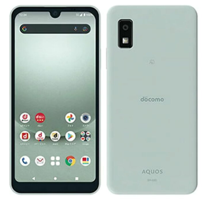 楽天市場】AQUOS wish3 SH-53D docomo グリーン SIMフリー 白ロム 