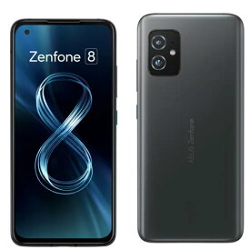 【新品・在庫あり・送料無料】Zenfone 8 オブシディアンブラック「ZS590KS-BK128S8」5.9型 8GB/128GB nanoSIMx2 SIMフリースマートフォン