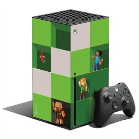 【送料無料・在庫あり】Minecraft マインクラフト 15周年 Xbox Series X スキンシール 　【実物写真記載有】※Xbox Series X本体は別途販売