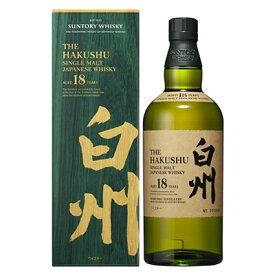 【東京都内配送限定】サントリーウイスキーシングルモルト 白州 18年 700ml瓶 アルコール度数43％