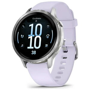 GARMIN Venu 4 41mm Silver/Periwinkle 010-03013-31 GPS�X�}�[�g�E�H�b�` AMOLED�f�B�X�v���C Suica�Ή�