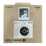 FUJIFILM インスタントカメラ instax SQUARE SQ1 チェキスクエア チョークホワイト