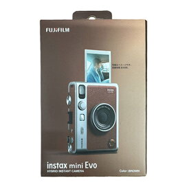 FUJIFILM チェキ instax mini Evo ブラウン
