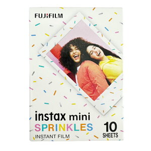 FUJIFILM �x�m�t�C���� instax mini �`�F�L�p�t�B���� SPRINKLES�i�X�v�����N���Y�j INSMINISPRINKLESWW1�y�|�X�g�����z