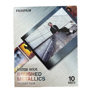 �x�m�t�B����FUJIFILM �`�F�L �C���X�^���g�t�B���� �J���[ instax WIDE BRUSHED METALLICS 1�p�b�N�i10�����j�y�|�X�g�����z