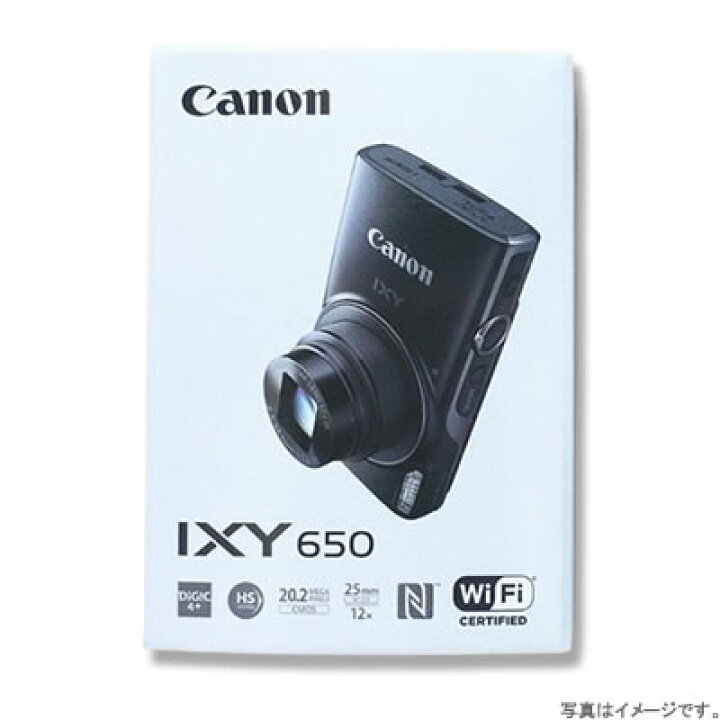 楽天市場】【在庫あり・送料無料】Canon デジタルカメラ IXY 650 BK 