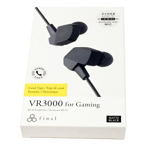 FINAL t@Ci ASMRpCz Ji^ VR3000 for Gaming FI-VR3DPLMB