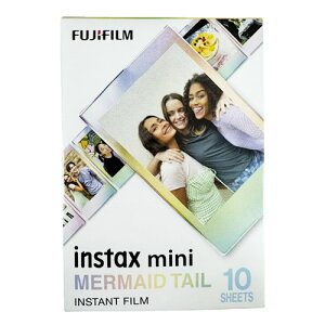 FUJIFILM �`�F�L �C���X�^���g�J���[�t�B���� instax mini�p�t�B���� �uMERMAID TAIL�i�}�[���C�h�e�C���j�v 1�p�b�N�i10�����j�y�|�X�g�����z