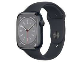 【新品・在庫あり・送料無料】Apple Watch Series 8 GPSモデル 45mm MNP13J/A [ミッドナイトスポーツバンド]