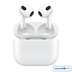 【送料無料・日本国内版・新品・保証開始】AirPods 第3世代 MME73J/A 充電ケース：Lightning/MagSafe充電ケース/Qi(ワイヤレス充電対応）/★ご注文後のお届け先変更＆転送不可★ プレゼント ギフトに☆