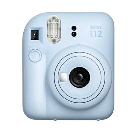 【新品・在庫あり・送料無料】FUJI FILM インスタントカメラ instax mini 12 チェキ [パステルブルー]