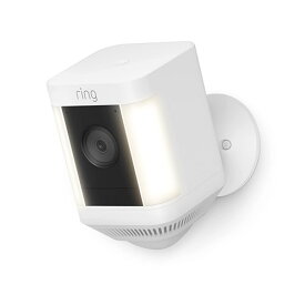 【新品・送料無料・在庫あり】Amazon｜Ring Spotlight Cam Plus, Battery (リング スポットライトカム プラス バッテリーモデル) ホワイト