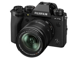 FUJIFILM X-T5 XF18-55mmレンズキット ブラック 【訳あり：倉庫移動中に外箱傷あり】