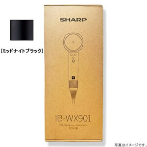 SHARP �v���Y�}�N���X�^�[�h���[�v�t���[�h���C���[ Plasmacluster Beauty IB-WX901-B �~�b�h�i�C�g�u���b�N�@�y�󂠂�F�q�Ɉړ����ɊO��������z