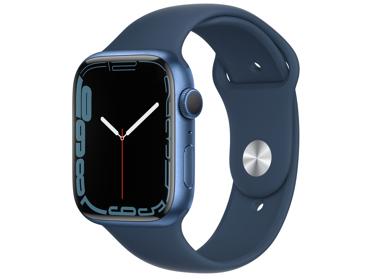 Apple Watch 4549995257878 日本限定 Series 7 GPSモデル 41mm MKN13J 41mmブルーアルミニウムケースとアビスブルースポーツバンド ブルーアルミニウムケース 送料無料 爆売り A 新品 在庫あり MKN13JA レギュラー