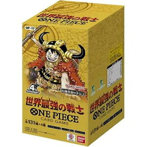 �o���_�C ONE PIECE�J�[�h�Q�[�� �u�[�X�^�[�p�b�N ���E�ŋ��̐�m OP-17 BOX 24�p�b�N����